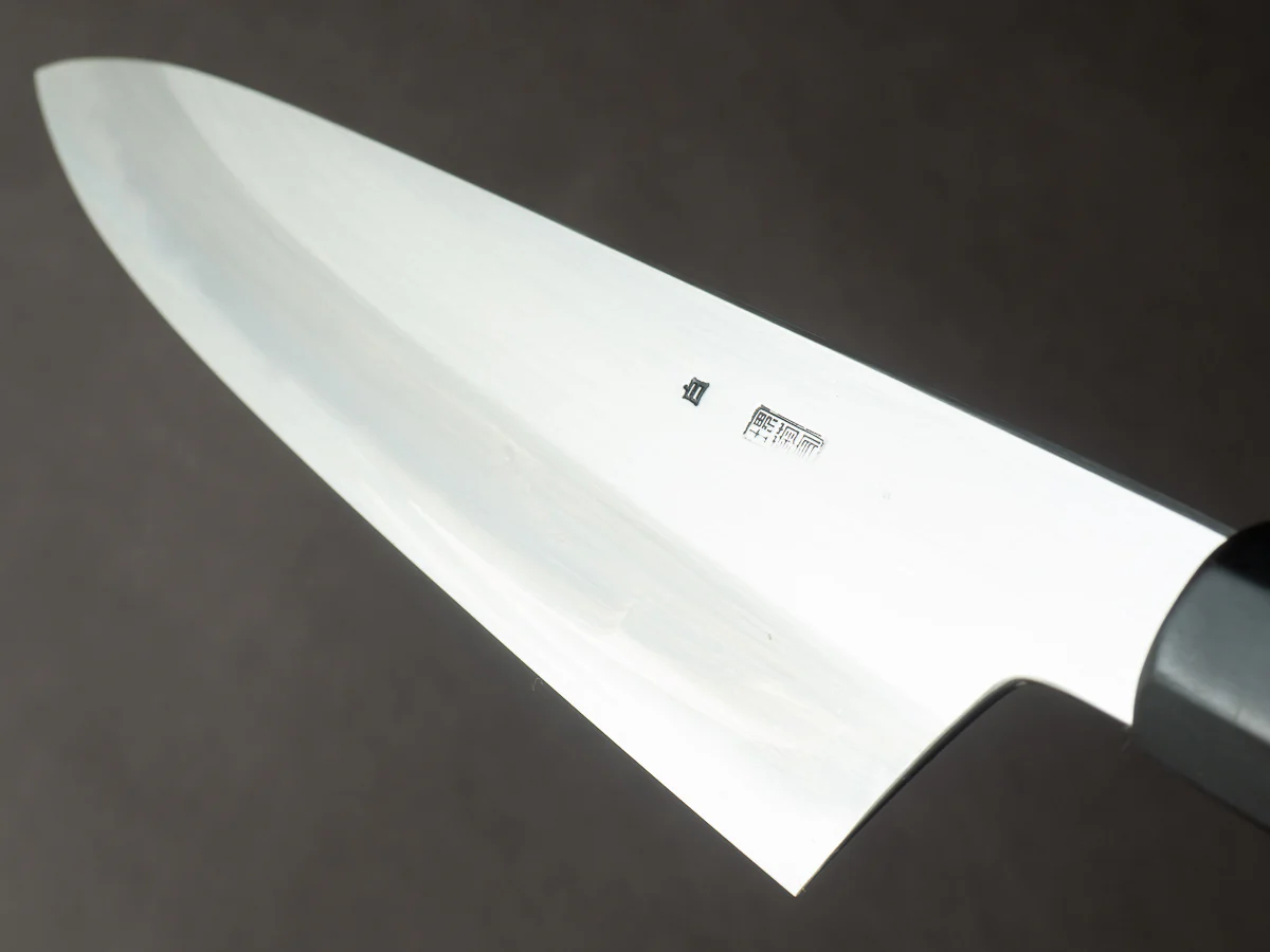 Sakai Kikumori - Kikuzuki Kasumi - White #2 - 210mm Gyuto - Ho Wood Handle - Image 9