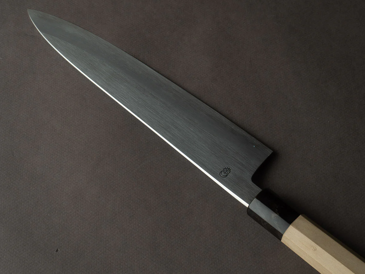 Sakai Kikumori - Kikuzuki Kasumi - White #2 - 270mm Gyuto - Ho Wood Handle - Image 2