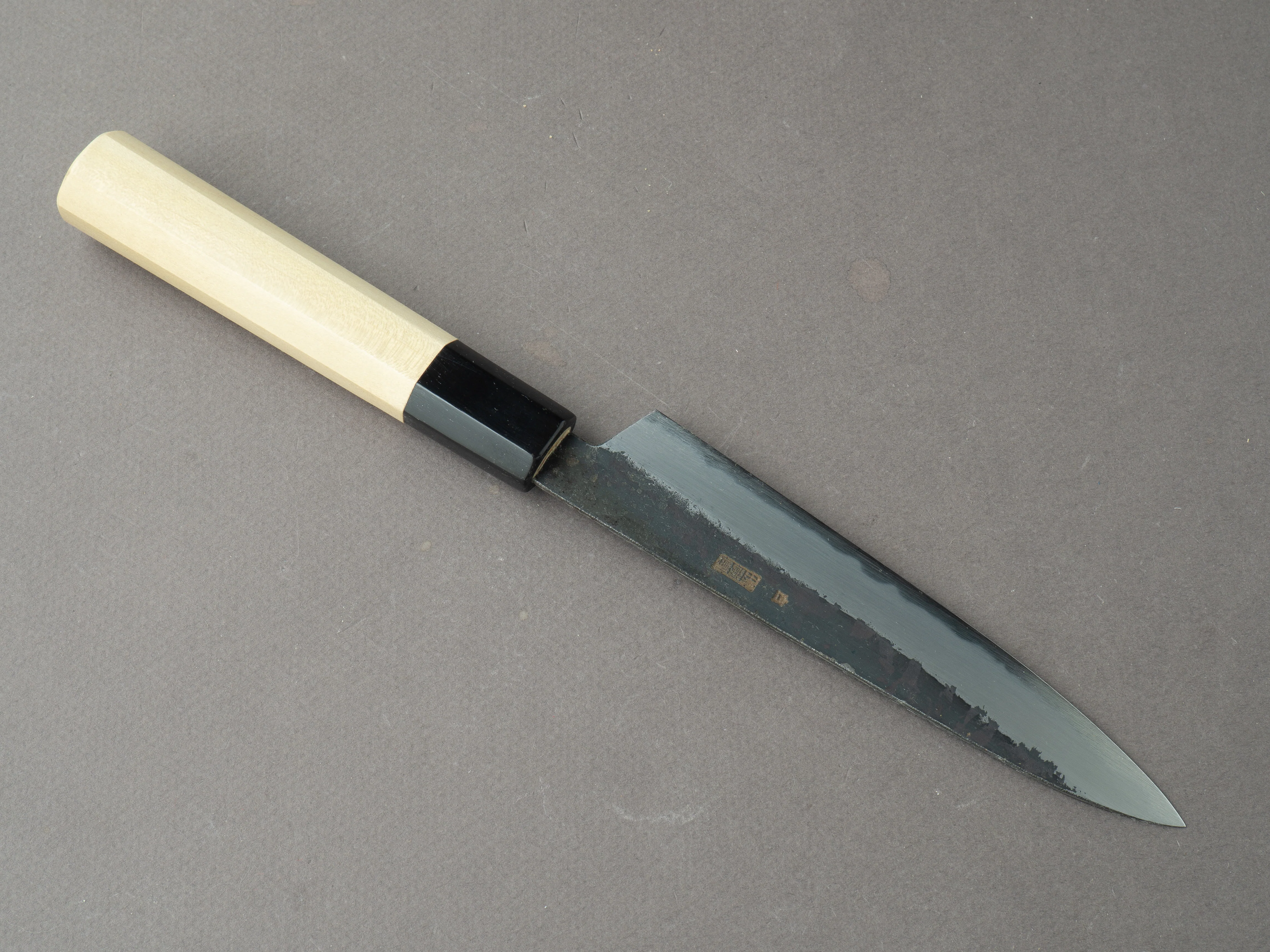Sakai Kikumori - Kikuzuki Kuro - White #2 - Petty - 150mm - Magnolia Handle - Image 2
