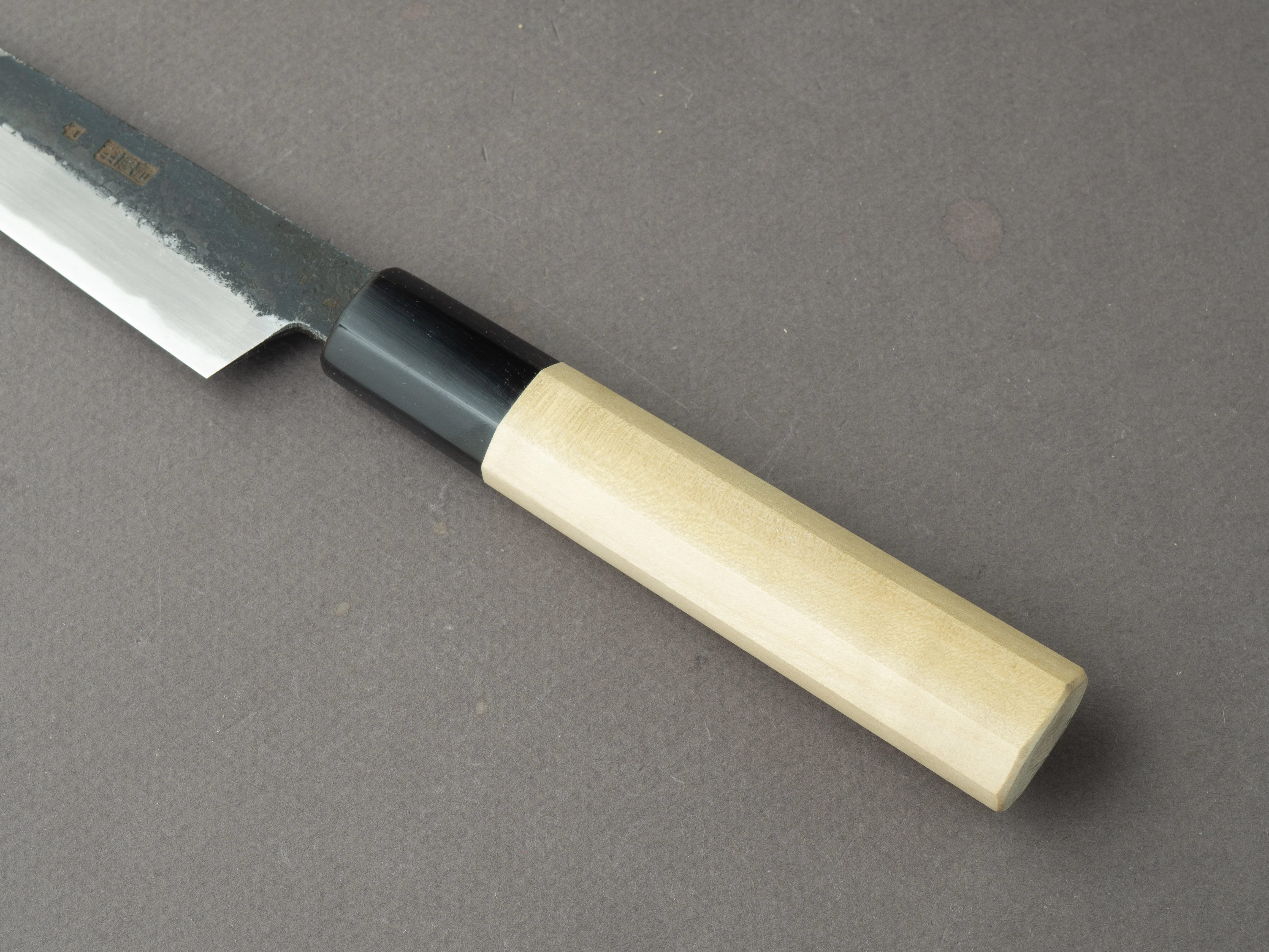 Sakai Kikumori - Kikuzuki Kuro - White #2 - Petty - 150mm - Magnolia Handle - Image 5