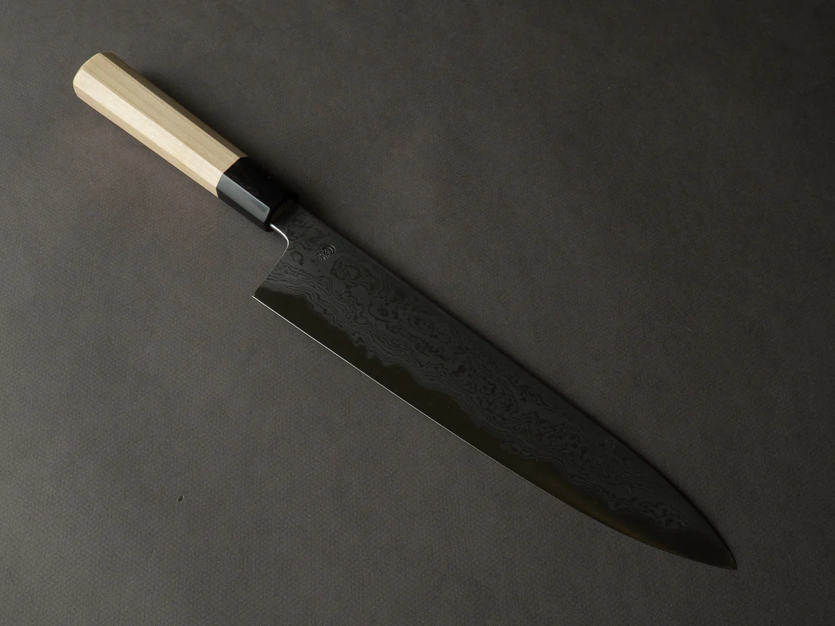 Sakai Kikumori - Kikuzuki Uzu - Blue #1 - Damascus - Gyuto - 270mm - Magnolia Handle