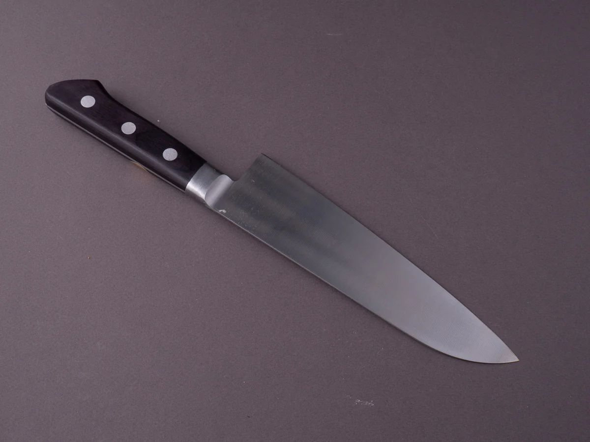 Sakai Kikumori - Nihonko - Carbon - 180mm - Santoku - Western Handle - Image 2