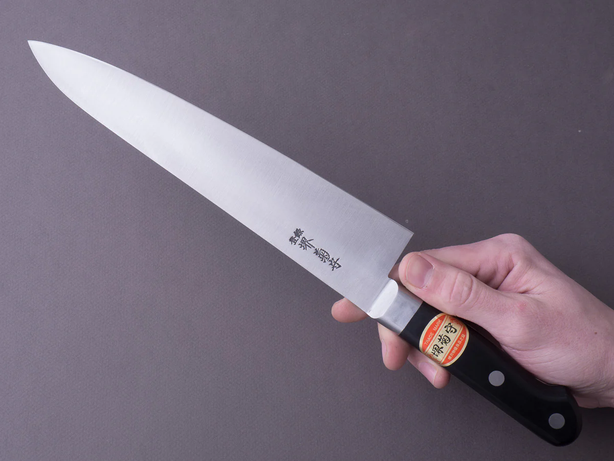 Sakai Kikumori - Nihonko - Carbon - 240mm - Gyuto - Western Handle - Image 4