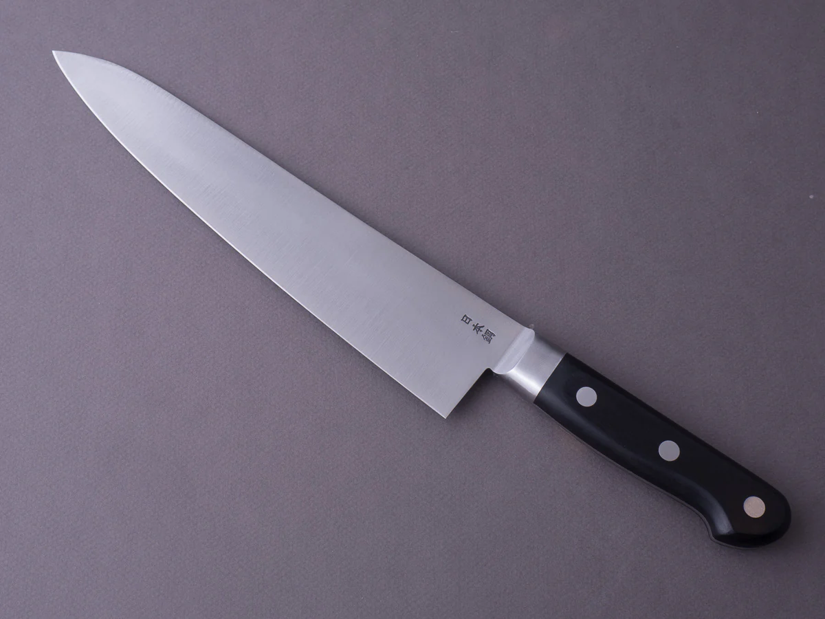 Sakai Kikumori - Nihonko - Carbon - 240mm - Gyuto - Western Handle - Image 9