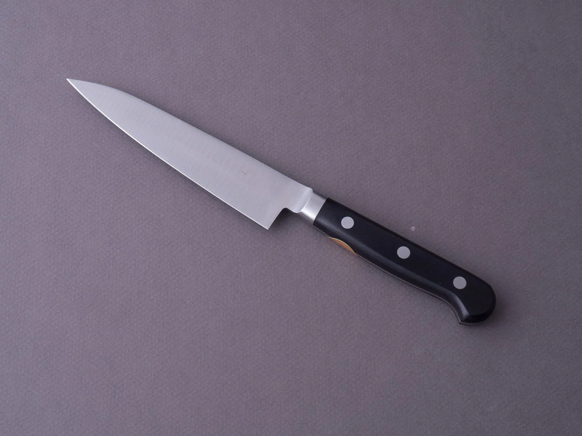 Sakai Kikumori - Nihonko - Carbon - 120mm Petty - Western Handle - Image 9