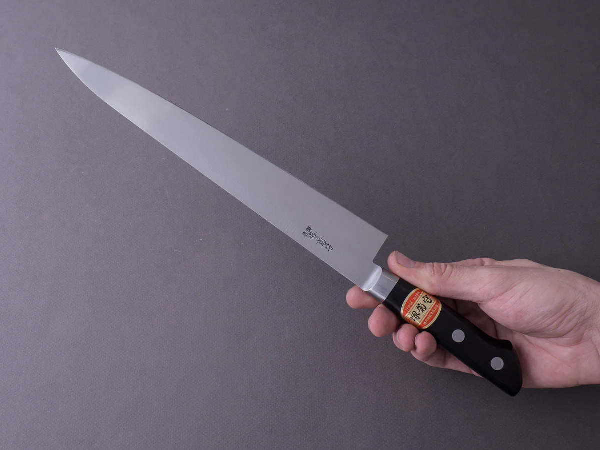 Sakai Kikumori - Nihonko - Carbon - 270mm - Sujihiki - Western Handle - Image 8