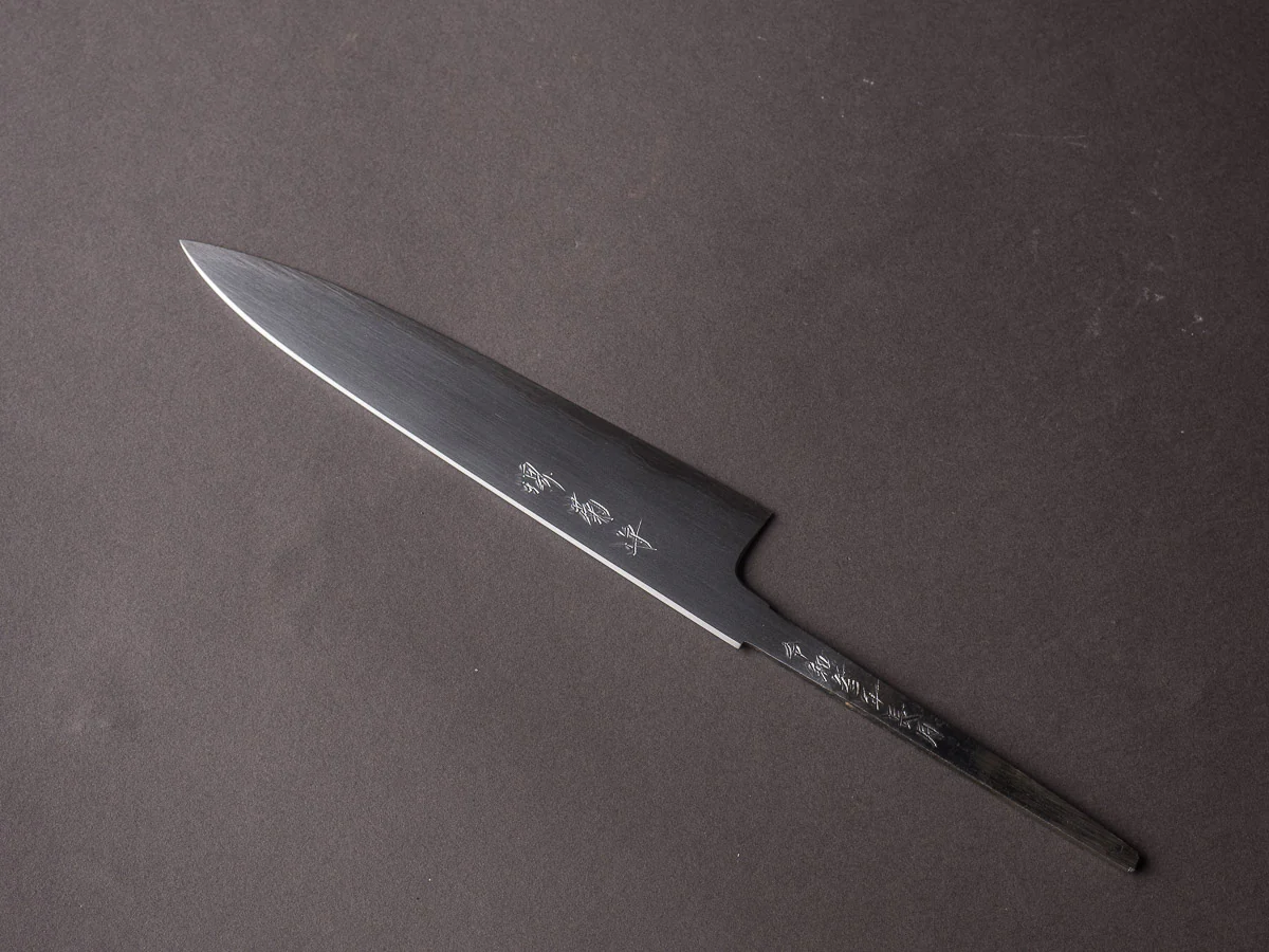 Sakai Kikumori - Super Blue - So-Bokashi - 150mm Petty - No Handle - Tanaka Signed & Dated