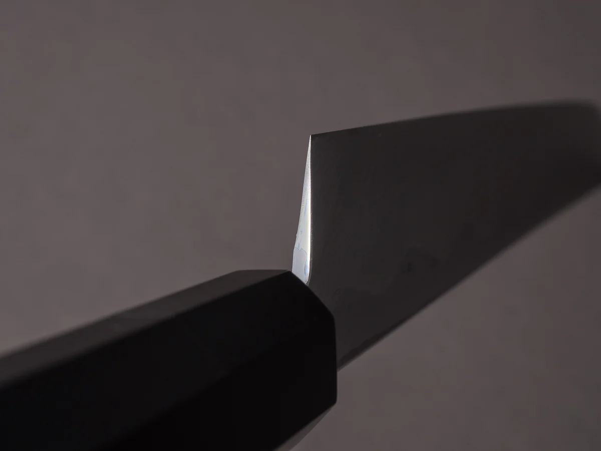 Sakai Kikumori - Blue #1 - 330mm Saber Yanagiba - Ebony Handle - Mirror Finish - Image 10