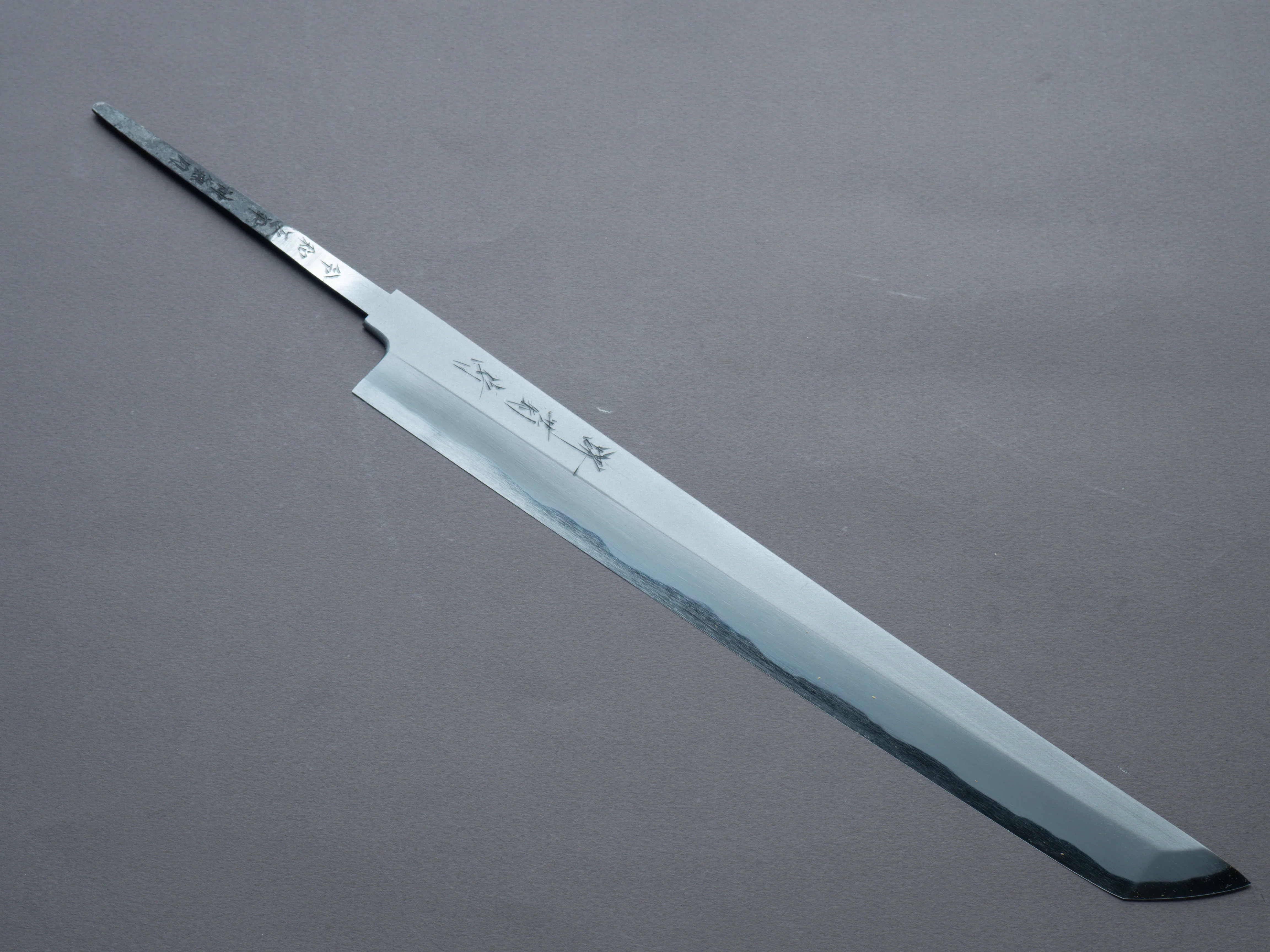 Sakai Kikumori - Tanaka - Blue Super - So-Bokashi x Kasumi - 285mm Sakimaru Takobiki - No Handle - Signed
