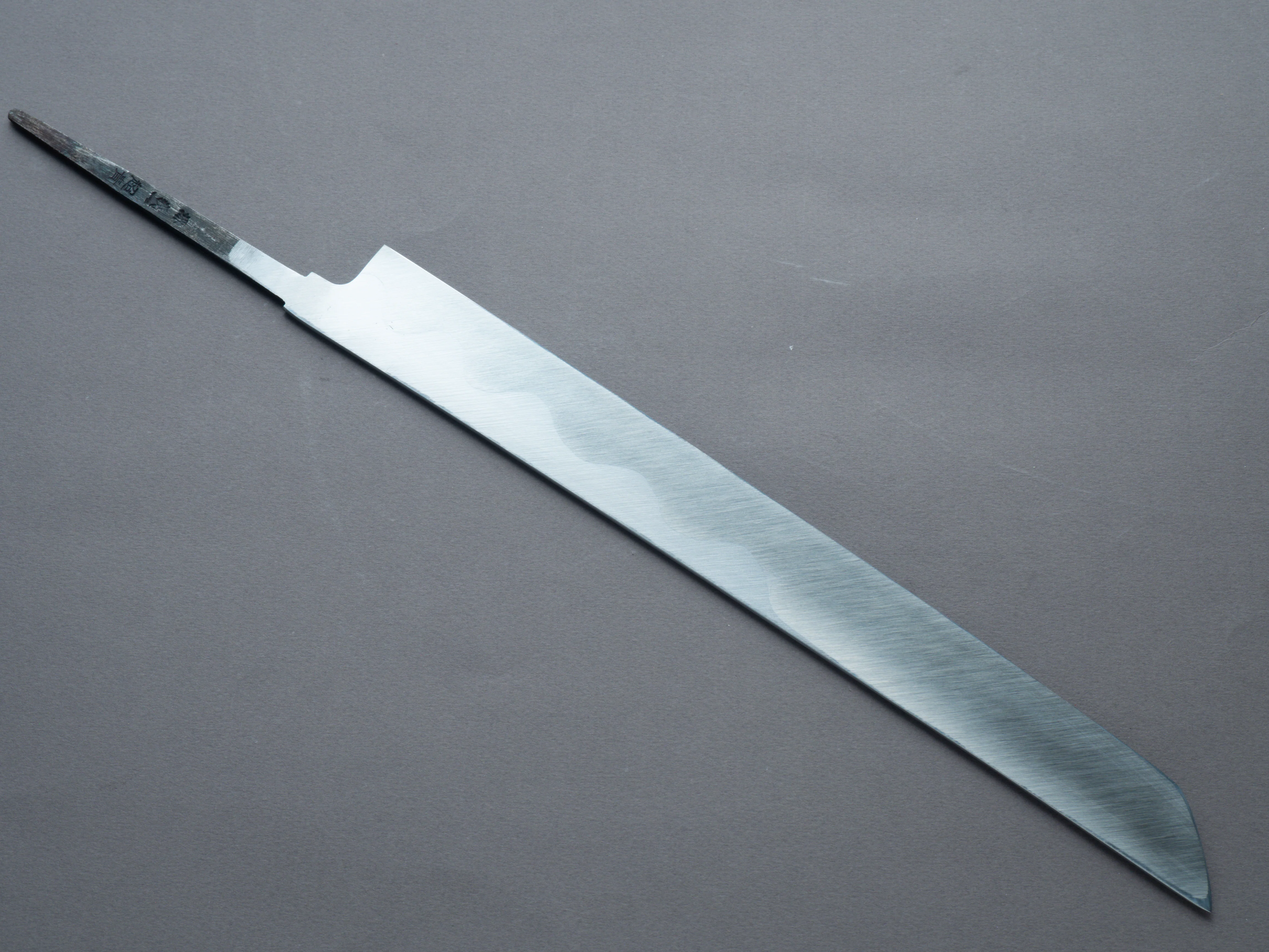 Sakai Kikumori - Tanaka - Blue Super - So-Bokashi x Kasumi - 315mm Sakimaru Takobiki - No Handle - Signed - Image 2