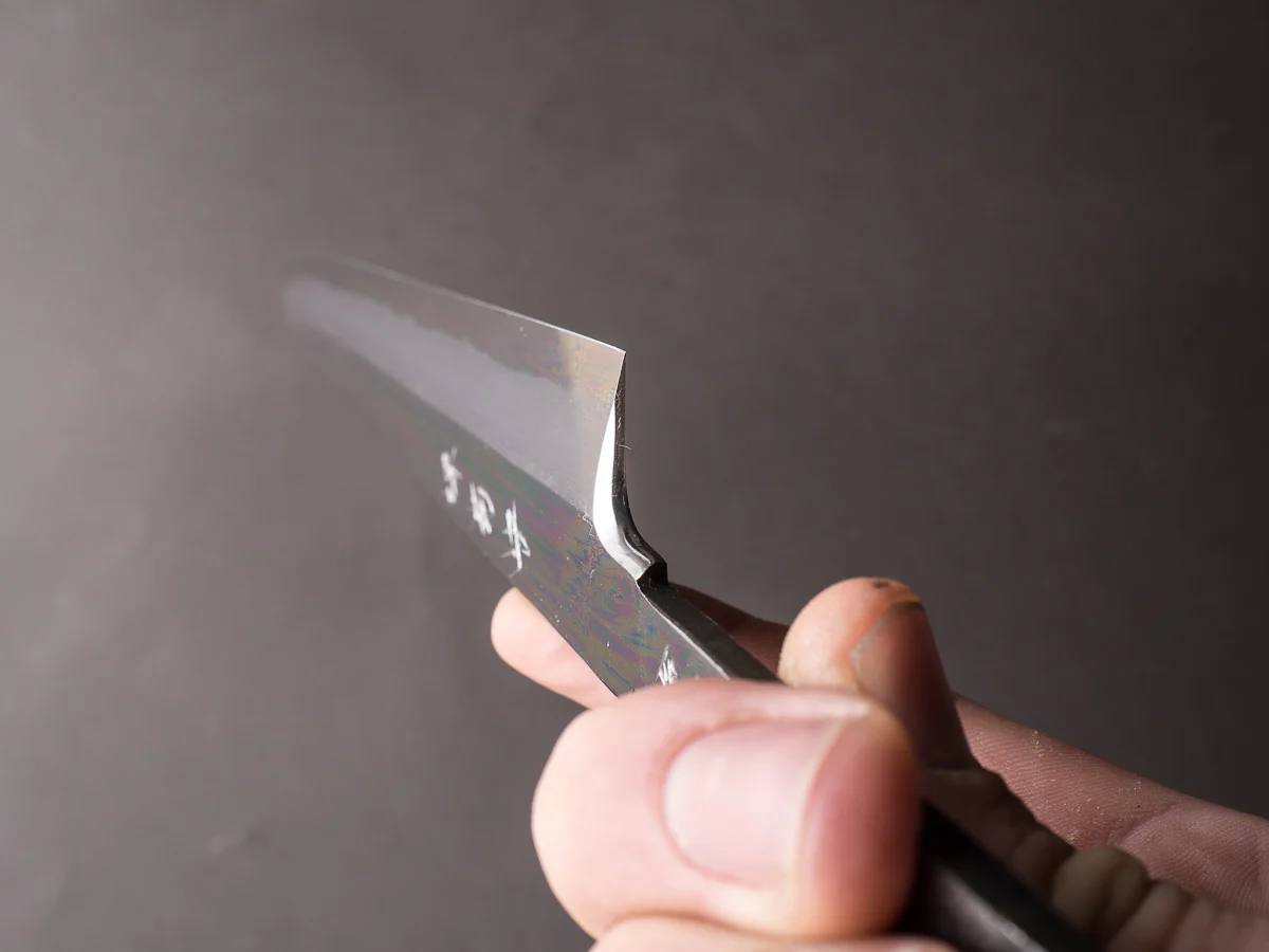 Sakai Kikumori - Tanaka Limited Signed Series - Super Blue - 300mm Yanagiba - No Handle - Mirror Finish - Image 7