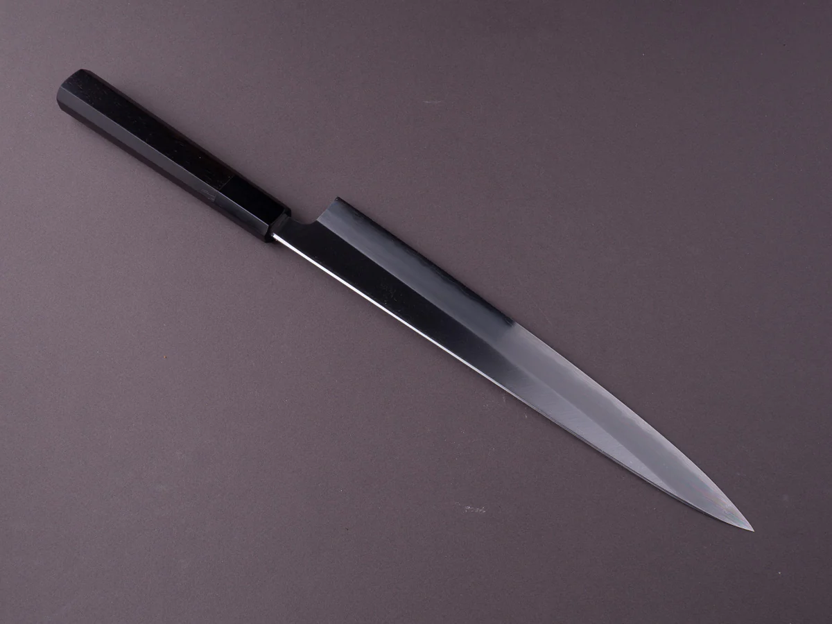 Sakai Kikumori - Tanaka - Blue Super - Kasumi - 270mm Sujihiki - Ebony Handle - Image 2