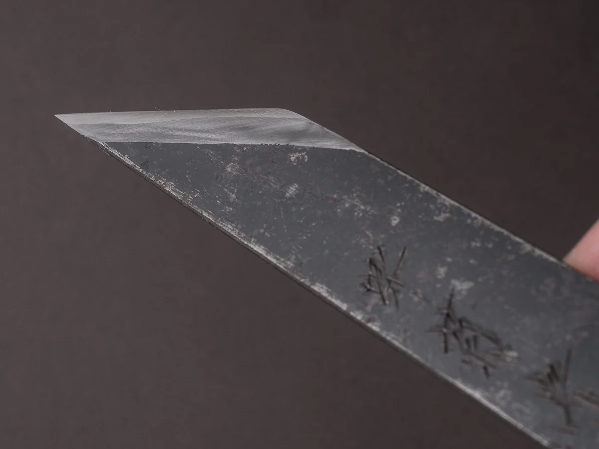 Sakai Kikumori - Tanaka - Super Blue Kurouchi - Kiridashi - Signed and Serialized - Image 10