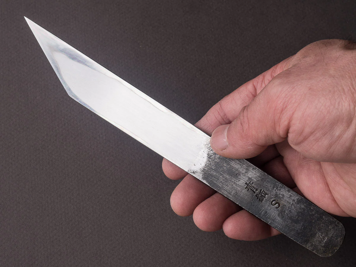 Sakai Kikumori - Tanaka - Super Blue Kurouchi - Kiridashi - Signed and Serialized - Image 6