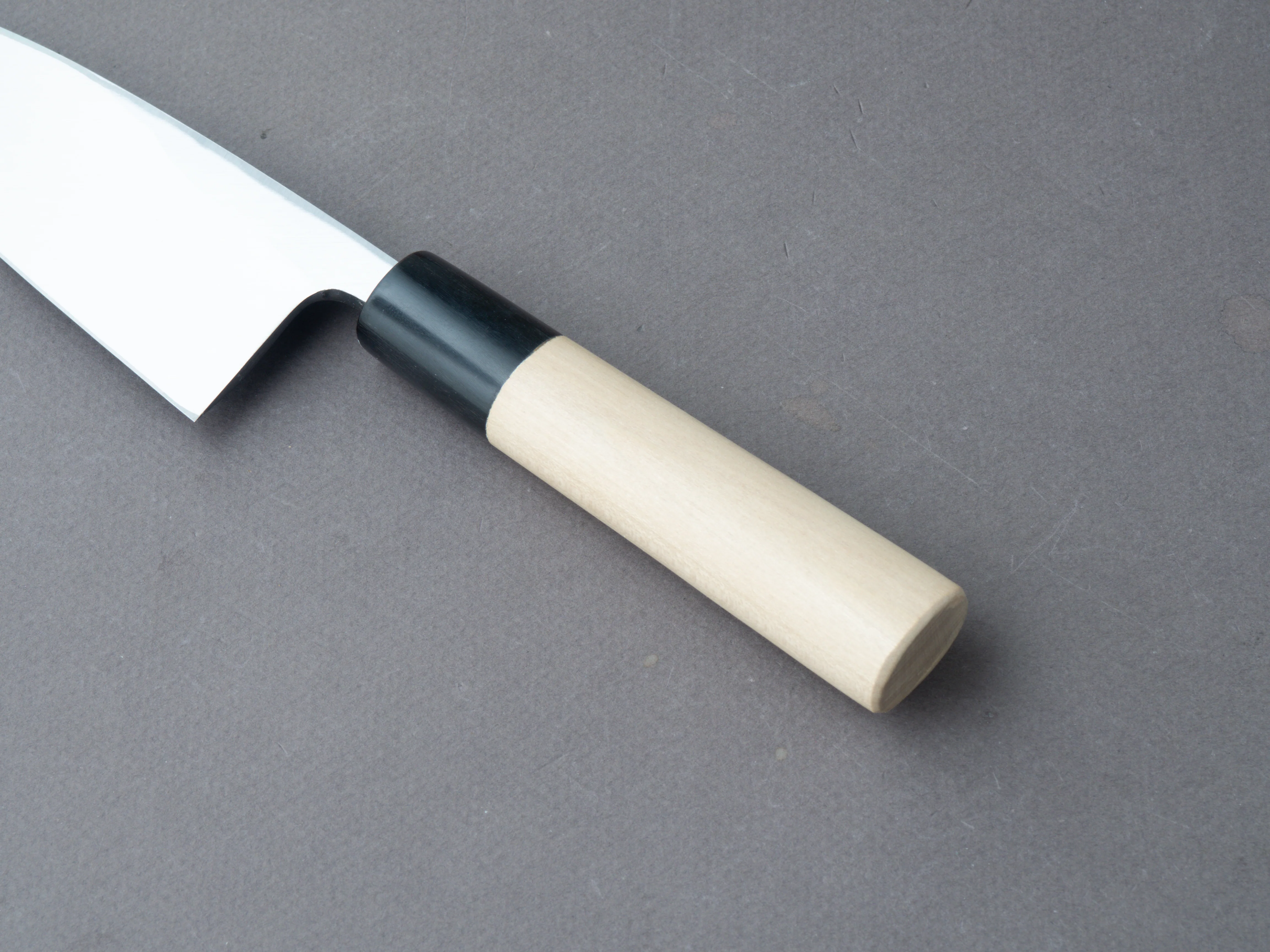 Sakai Kikumori - Tomoshibi - White #2 - 120mm Deba - Ho Wood Handle - Image 5