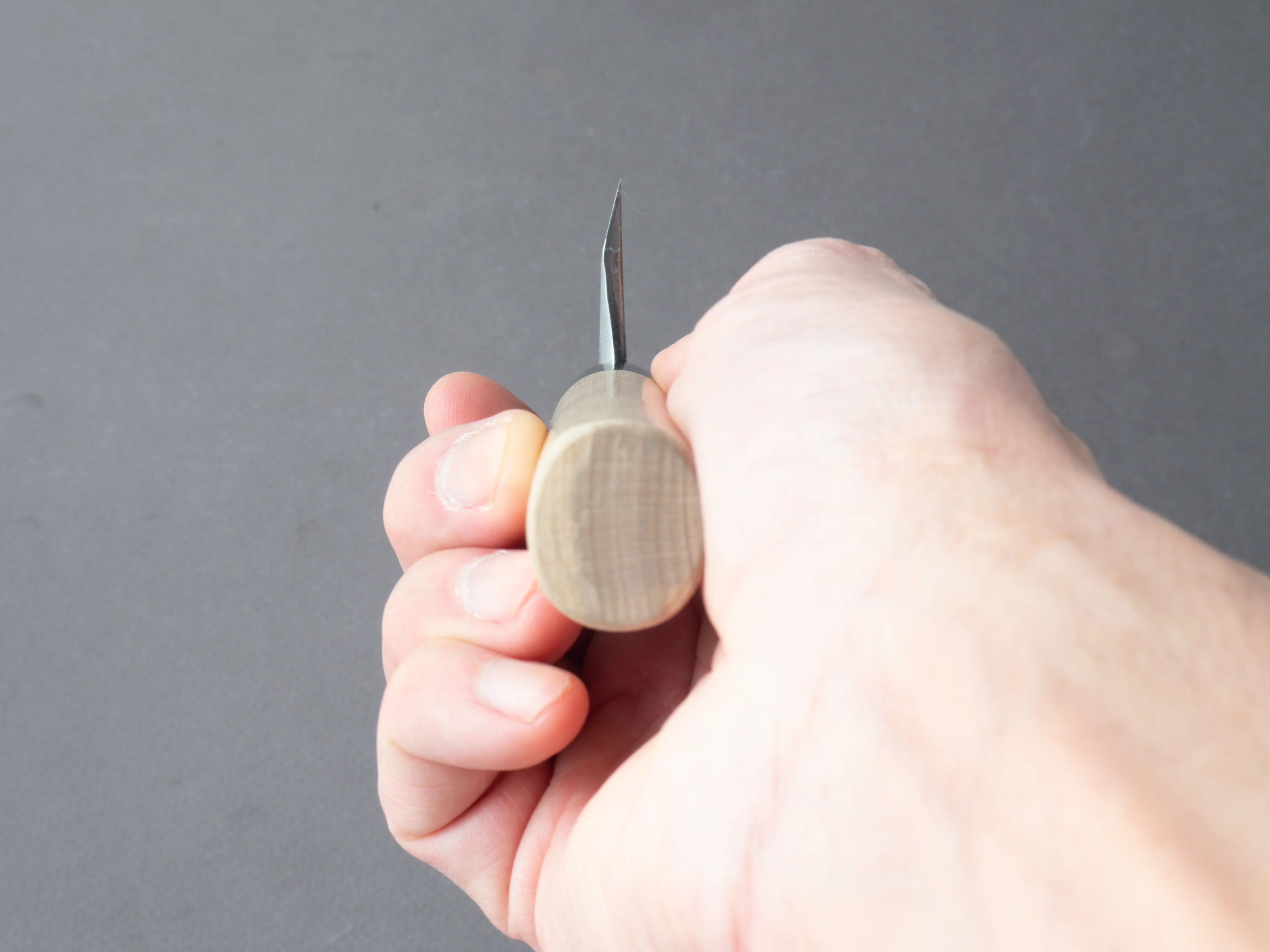 Sakai Kikumori - Tomoshibi - White #2 - 120mm Deba - Ho Wood Handle - Image 9