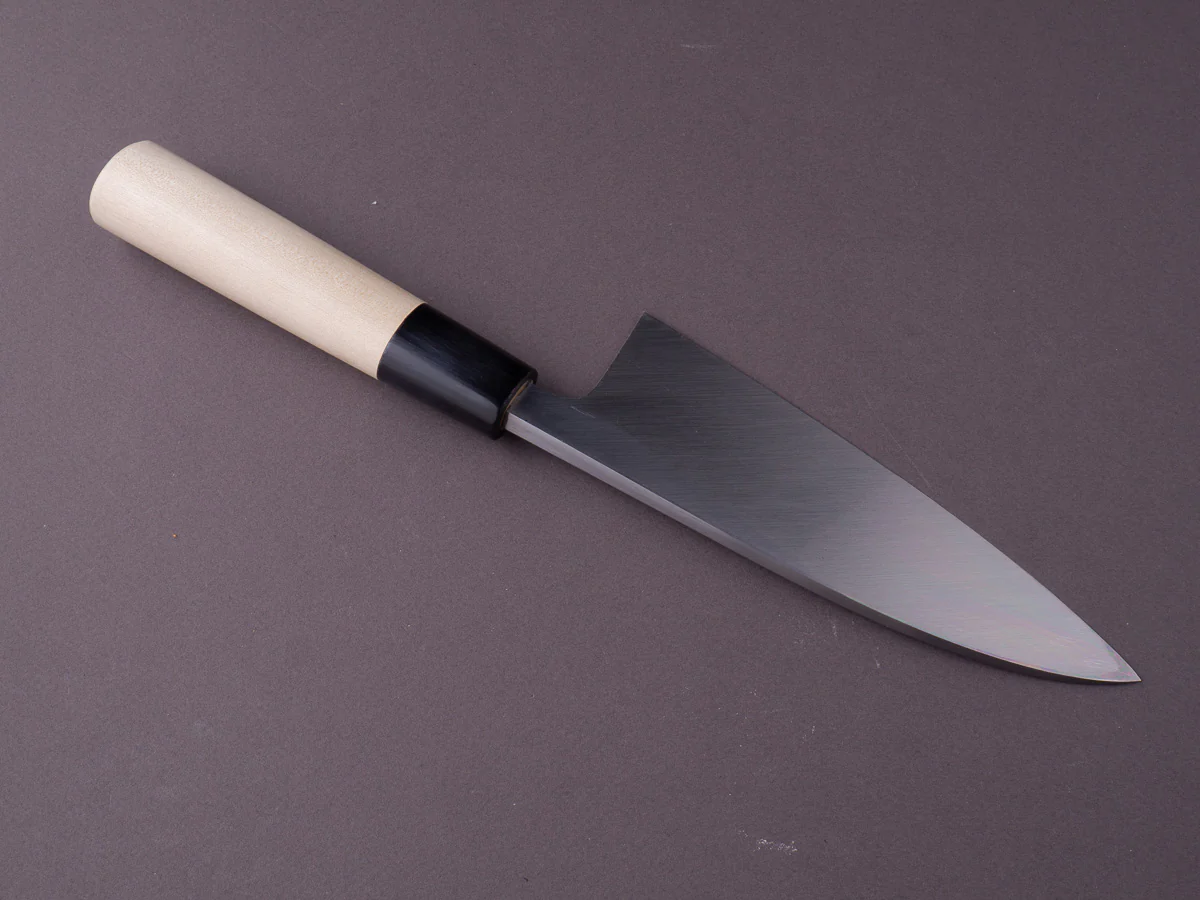 Sakai Kikumori - Tomoshibi - White #2 - 150mm Deba - Ho Wood Handle - Image 3