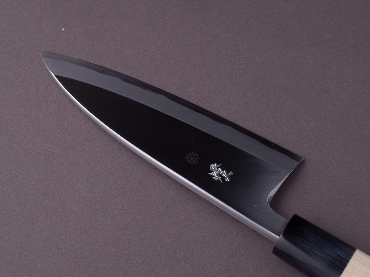 Sakai Kikumori - Tomoshibi - White #2 - 150mm Deba - Ho Wood Handle - Image 4