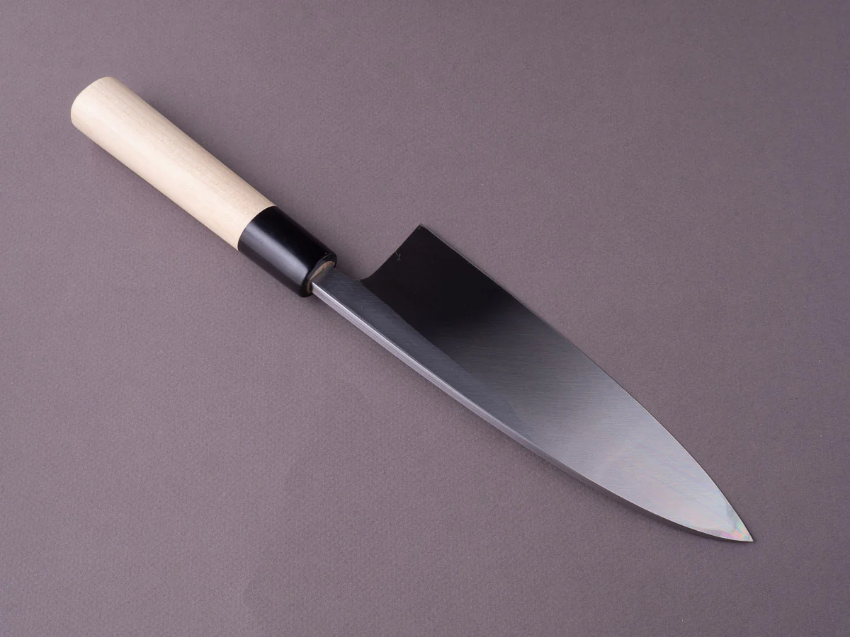 Sakai Kikumori - Tomoshibi - White #2 - 180mm Deba - Ho Wood Handle - Image 2