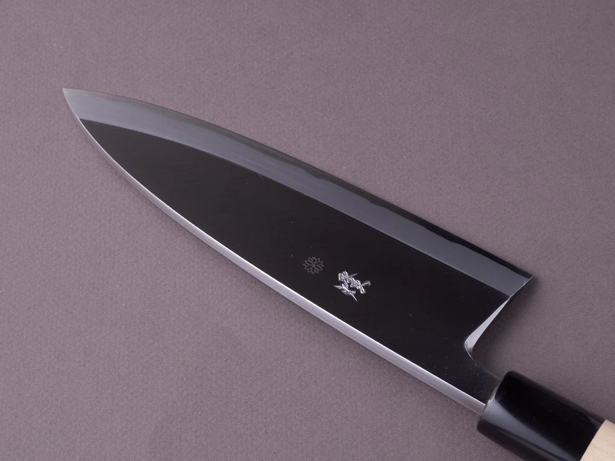 Sakai Kikumori - Tomoshibi - White #2 - 180mm Deba - Ho Wood Handle - Image 3