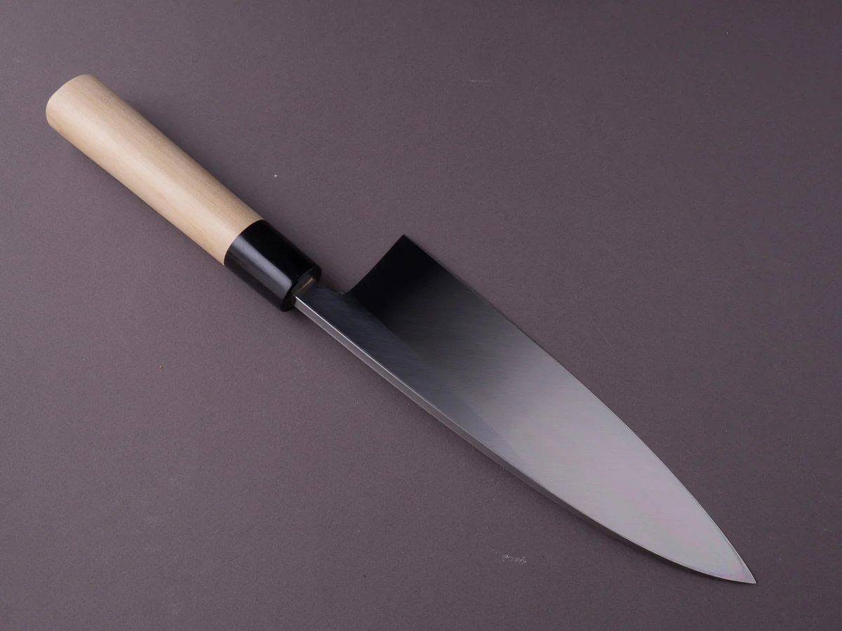 Sakai Kikumori - Tomoshibi - White #2 - 195mm Deba - Ho Wood Handle - Image 2