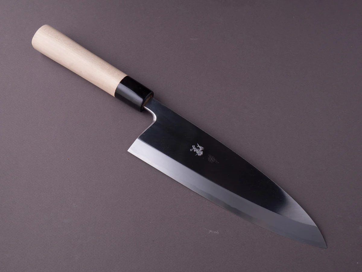 Sakai Kikumori - Tomoshibi - White #2 - 210mm Deba - Ho Wood Handle