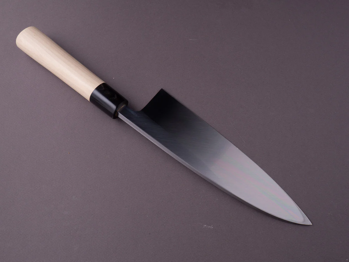 Sakai Kikumori - Tomoshibi - White #2 - 210mm Deba - Ho Wood Handle - Image 2