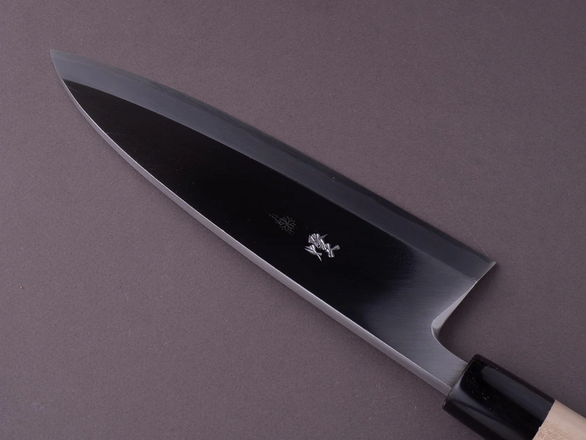Sakai Kikumori - Tomoshibi - White #2 - 210mm Deba - Ho Wood Handle - Image 5