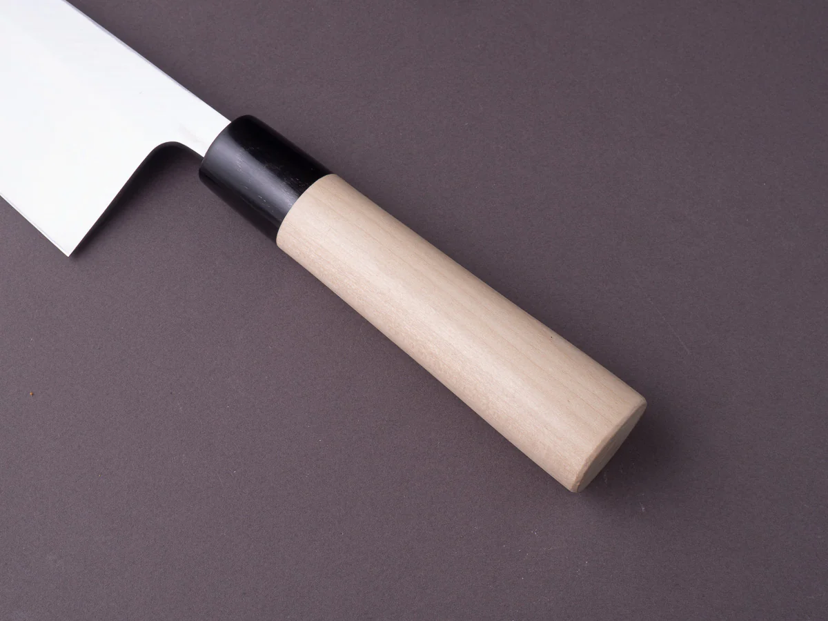 Sakai Kikumori - Tomoshibi - White #2 - 210mm Deba - Ho Wood Handle - Image 7