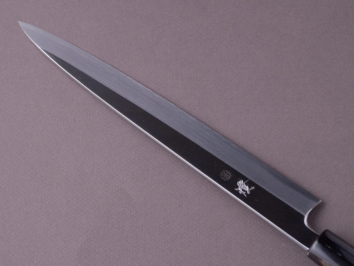 Sakai Kikumori - Tomoshibi - White #2 - 240mm Yanagiba - Magnolia Wood Handle - Image 3
