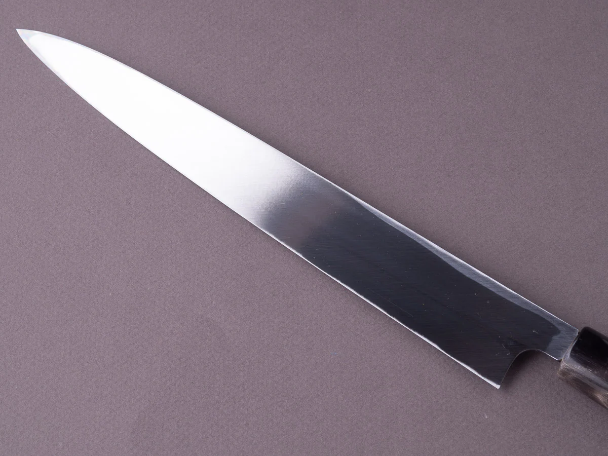 Sakai Kikumori - Tomoshibi - White #2 - 240mm Yanagiba - Magnolia Wood Handle - Image 4