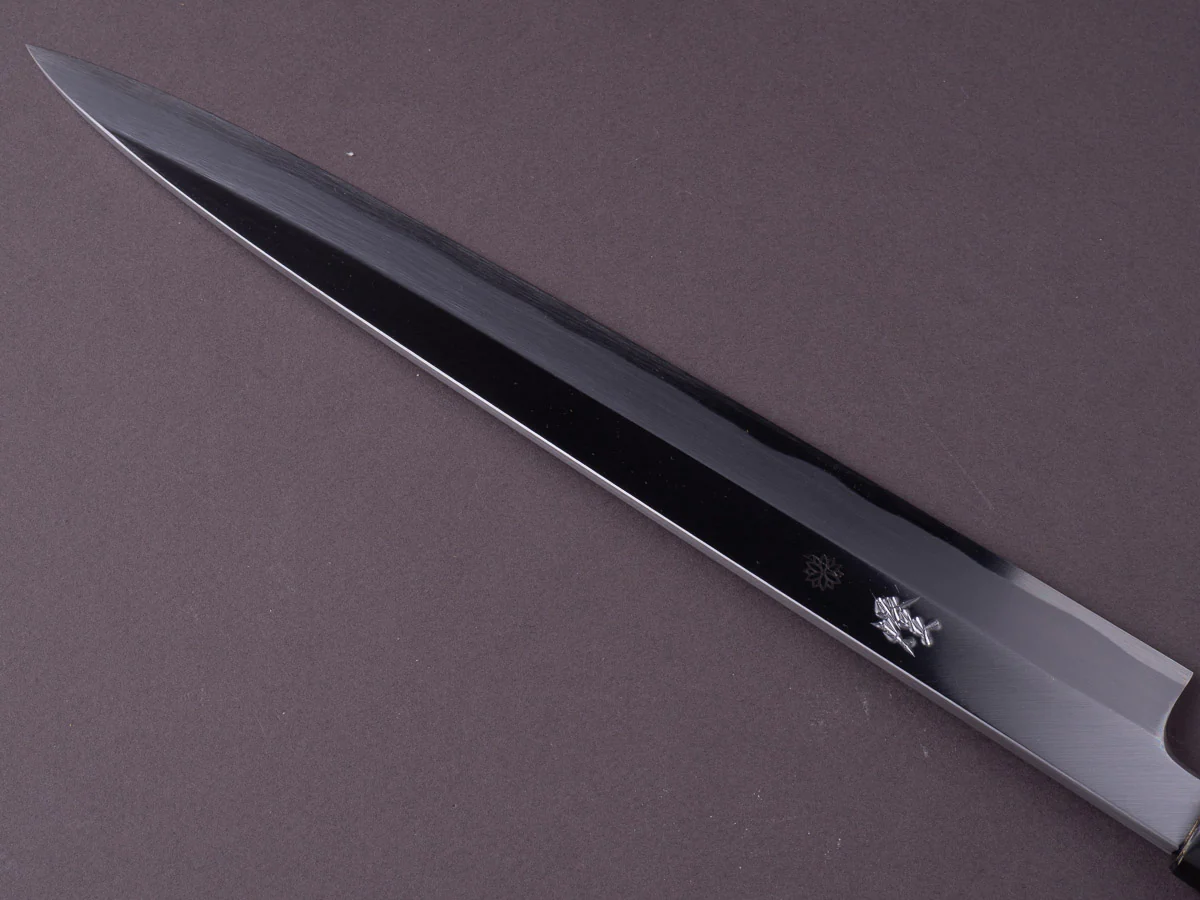 Sakai Kikumori - Tomoshibi - White #2 - 270mm Yanagiba - Ho Wood Handle - Image 5