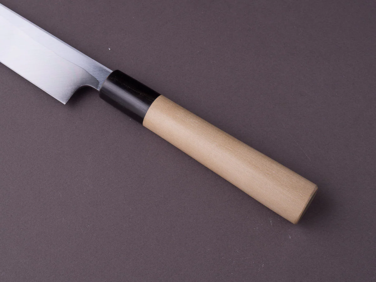 Sakai Kikumori - Tomoshibi - White #2 - 270mm Yanagiba - Ho Wood Handle - Image 7