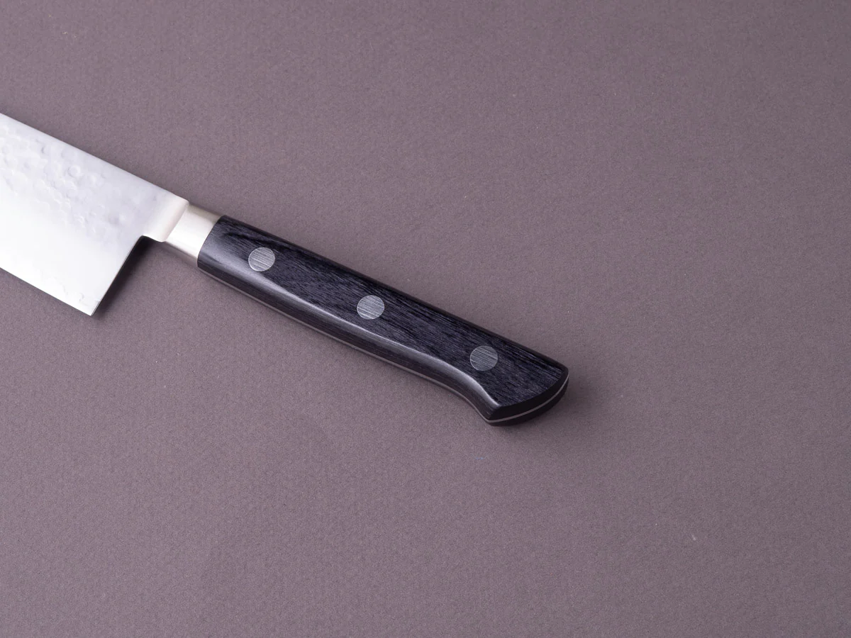 Sakai Kikumori - VG5 - 120mm - Santoku - Western Black Pakka Handle - Image 6