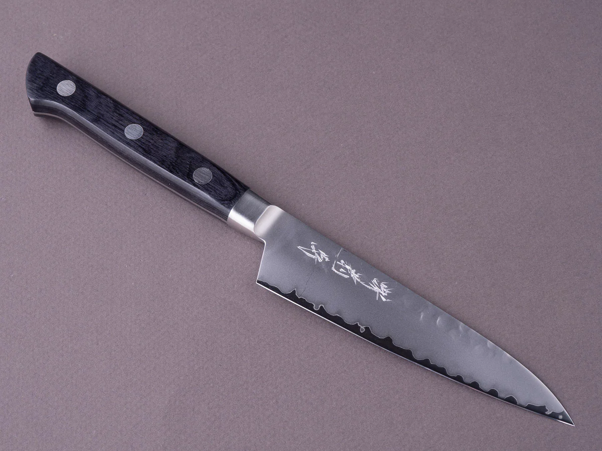 Sakai Kikumori - VG5 - 120mm - Petty - Western Black Pakka Handle