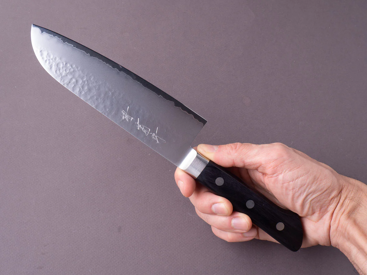 Sakai Kikumori - VG5 - 160mm Santoku - Western Handle - Image 7