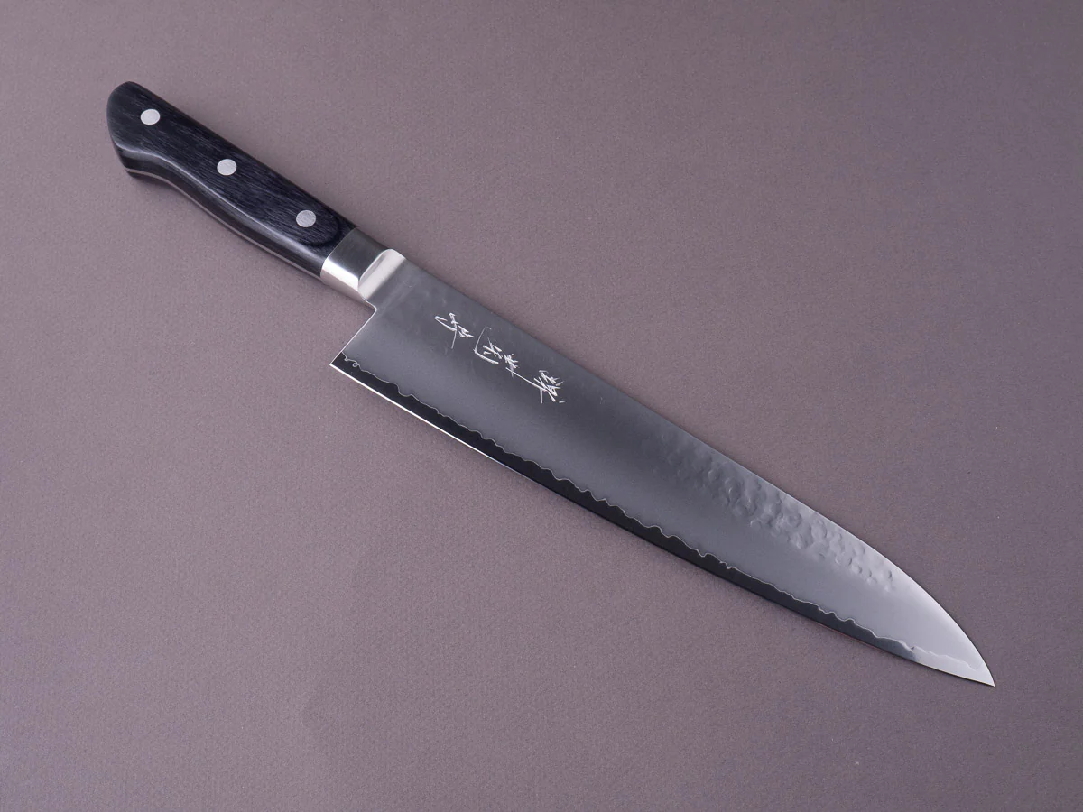 Sakai Kikumori - VG5 - 240mm Gyuto - Western Black Pakka Handle