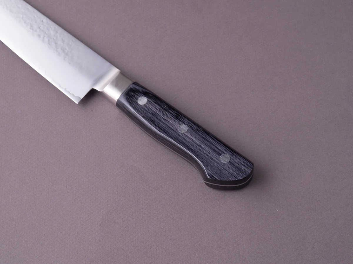 Sakai Kikumori - VG5 - 270mm Sujihiki - Western Black Pakka Handle - Image 2