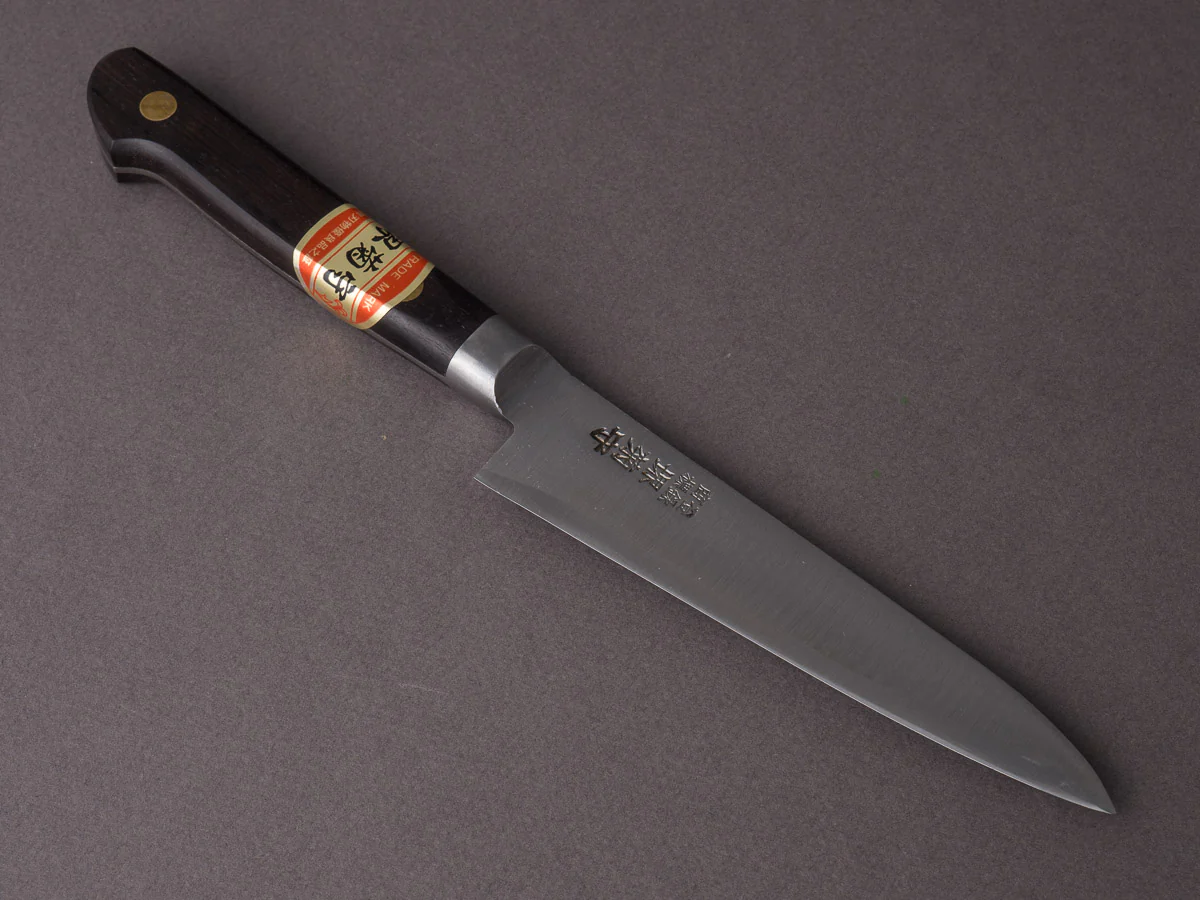 Sakai Kikumori - Vintage Swedish Carbon - 120mm Petty - Western Rosewood Handle