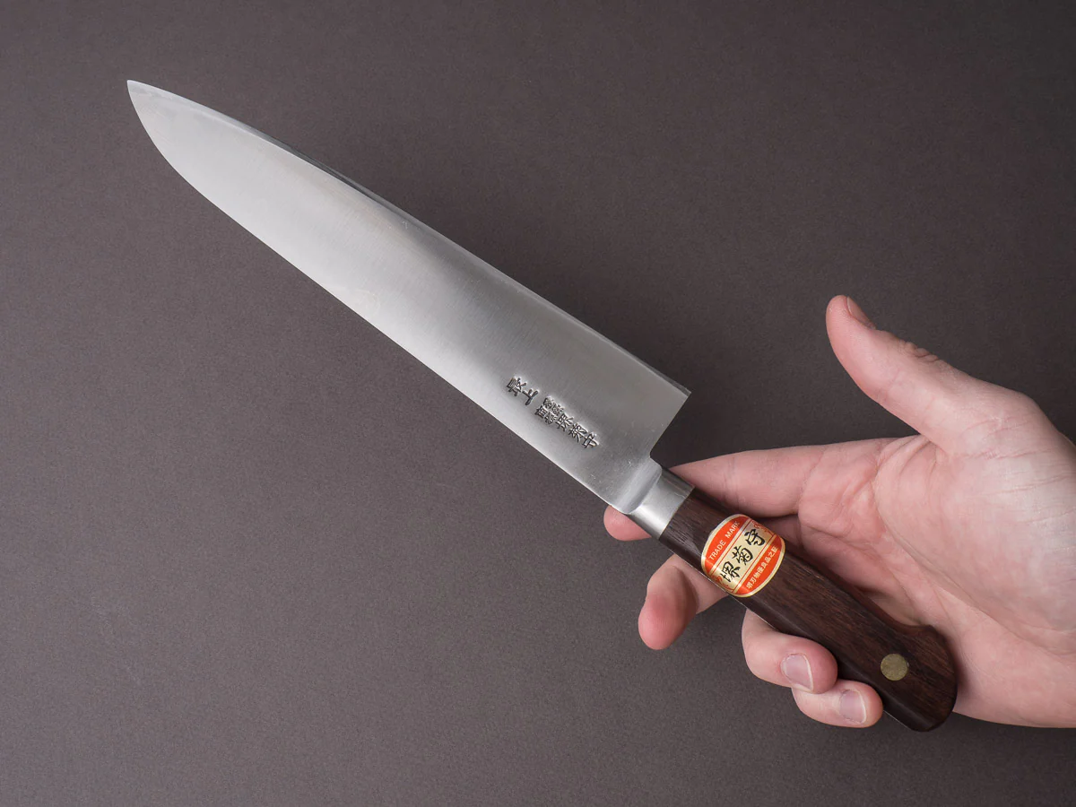 Sakai Kikumori - Vintage Swedish Carbon - 270mm - Gyuto - Western Rosewood Handle - Image 7