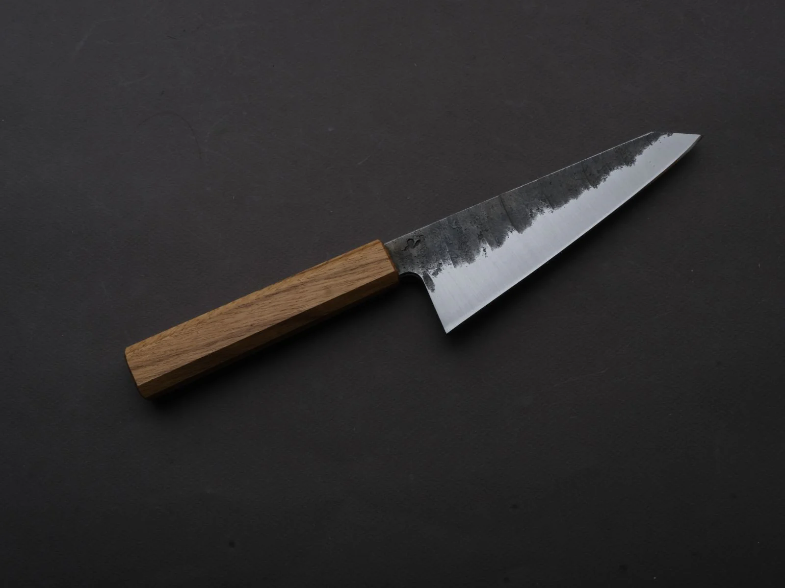 Soma - Blue #1 - Monosteel - Kurouchi - 165mm - Honesuki - Oak Handle
