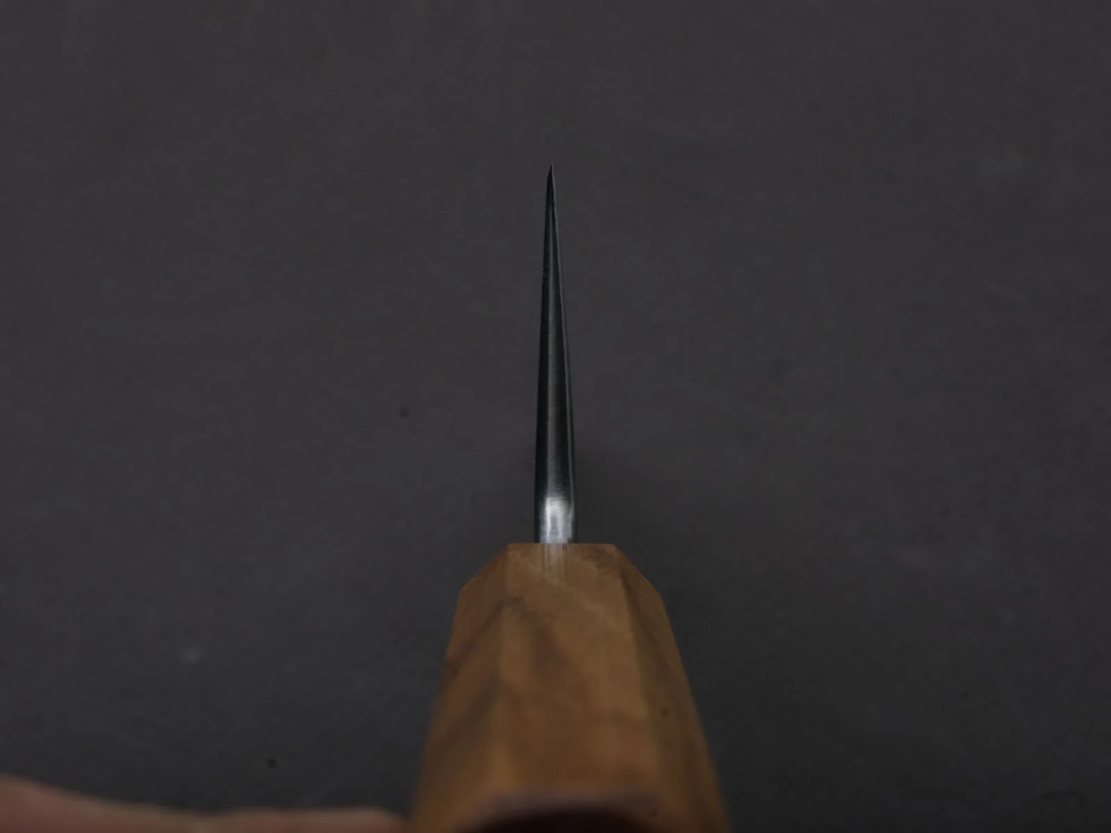 Soma - Blue #1 - Monosteel - Kurouchi - 165mm - Honesuki - Oak Handle - Image 6