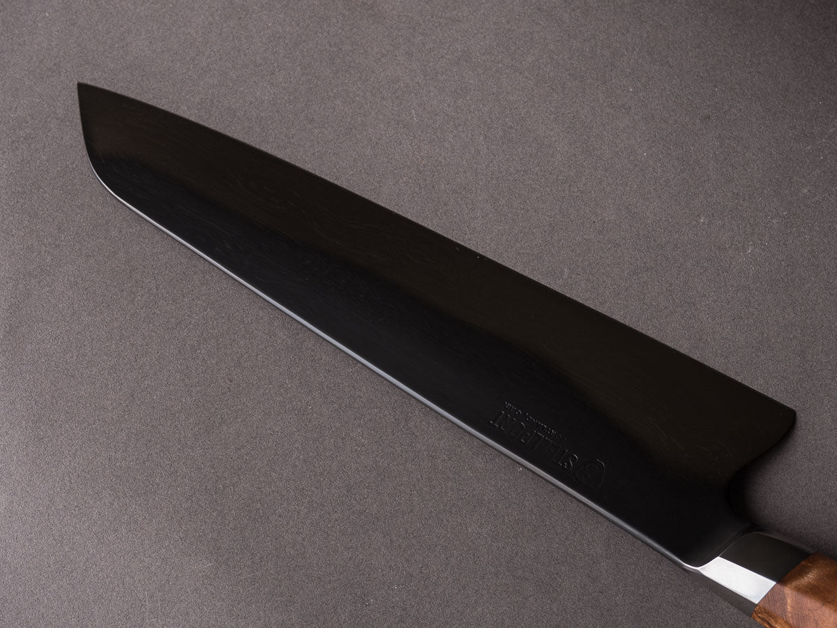 STEELPORT Knife Co. - 52100 Differentially Hardened - 8" - Chef Knife - Integral Bolster Maple Burl Handle - Image 4