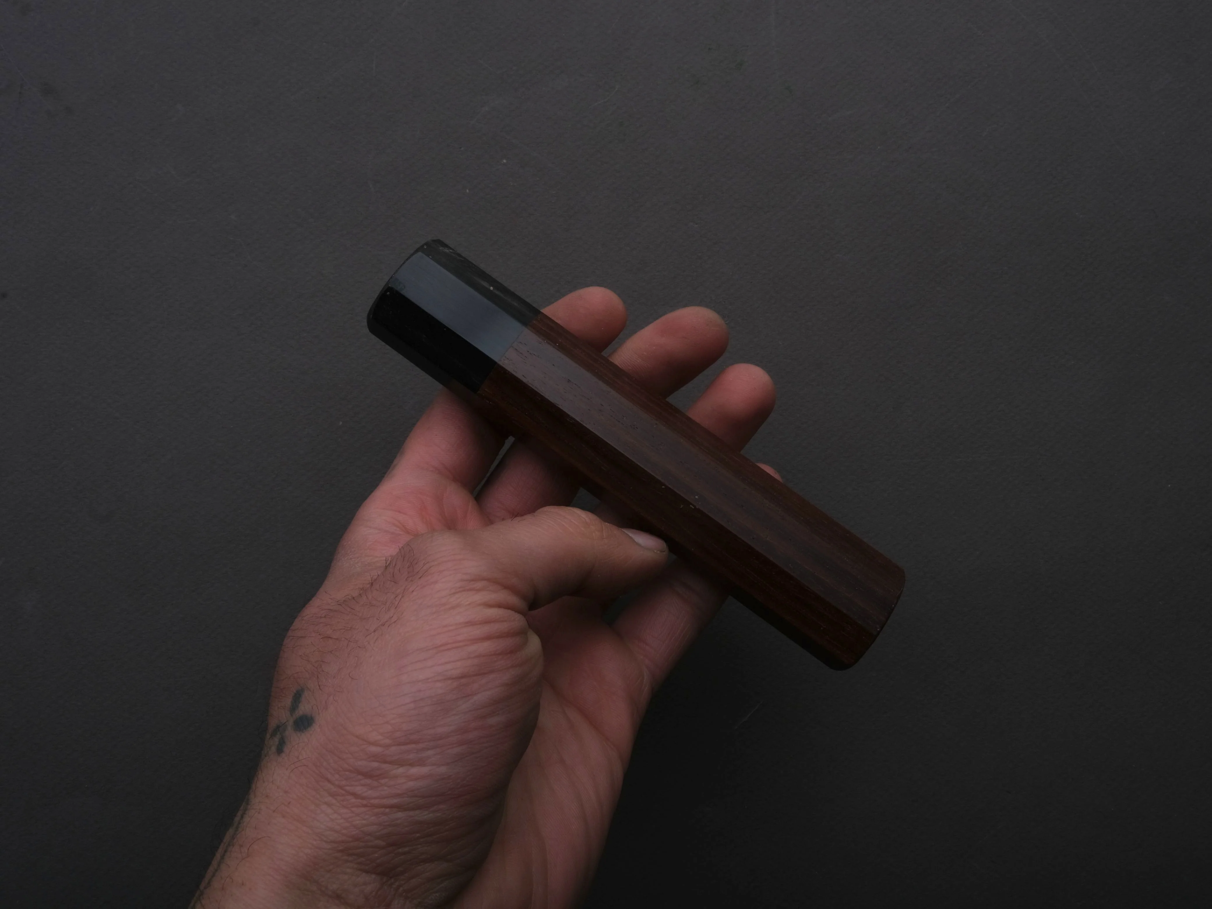 Taihei - Kanaguchi - Handle - Rosewood (Shitan) - 135mm - Octagonal - Image 2