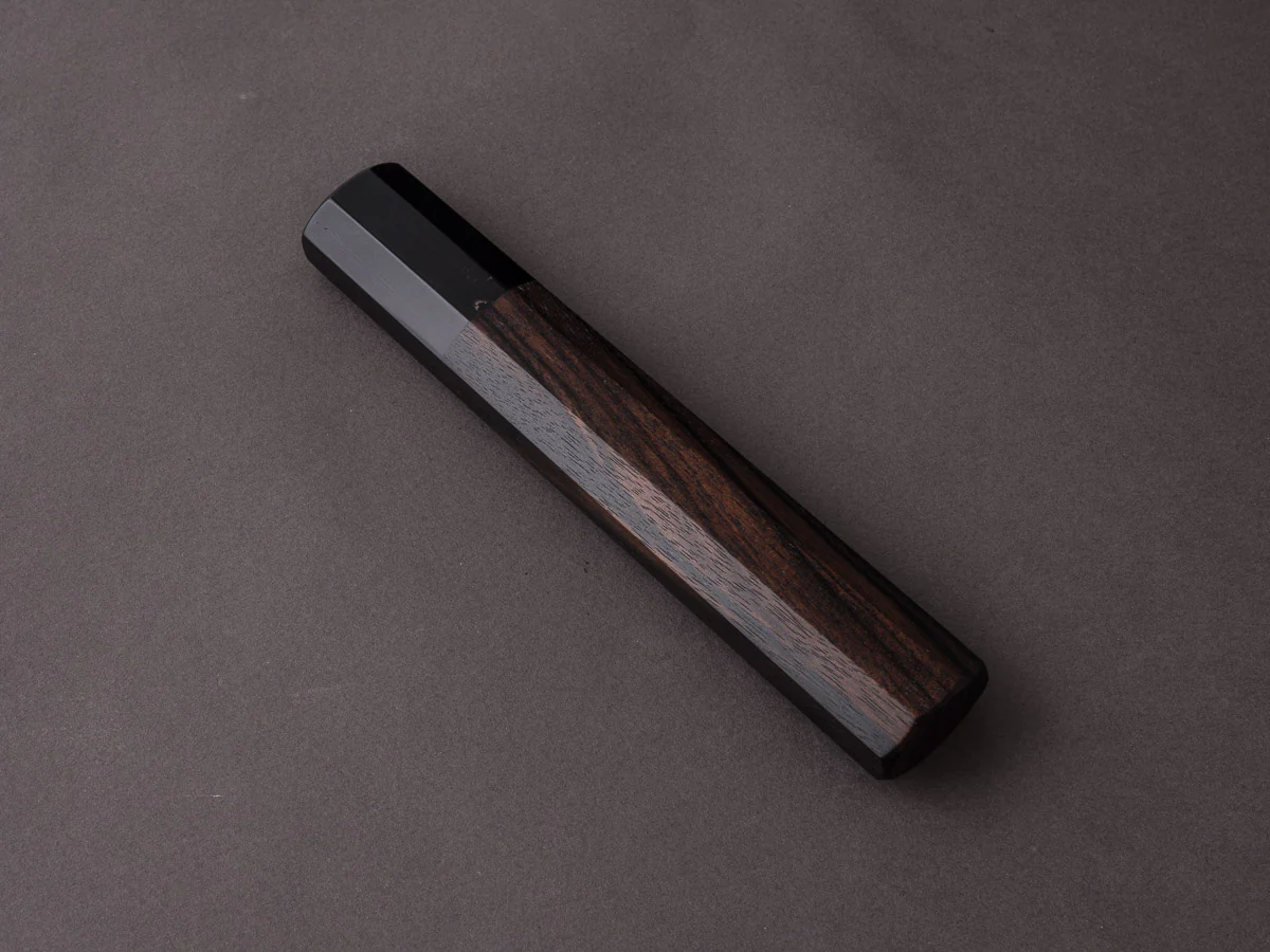 Taihei - Handle - Ebony - Black Horn - 240mm Gyuto/300mm Yanagiba - Octagonal - Image 4