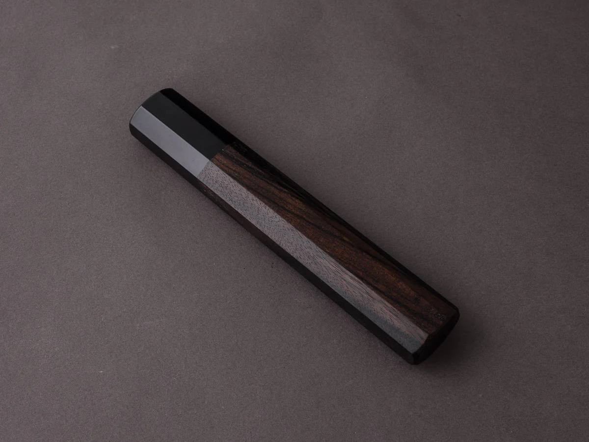 Taihei - Handle - Ebony - Black Horn - 240mm Gyuto/300mm Yanagiba - Octagonal - Image 5