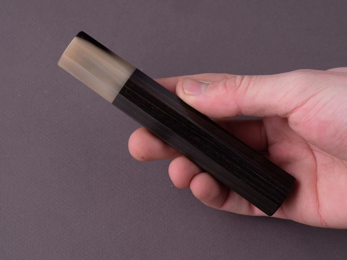 Taihei - Handle - Ebony - Blonde Horn - Octagonal - Image 3
