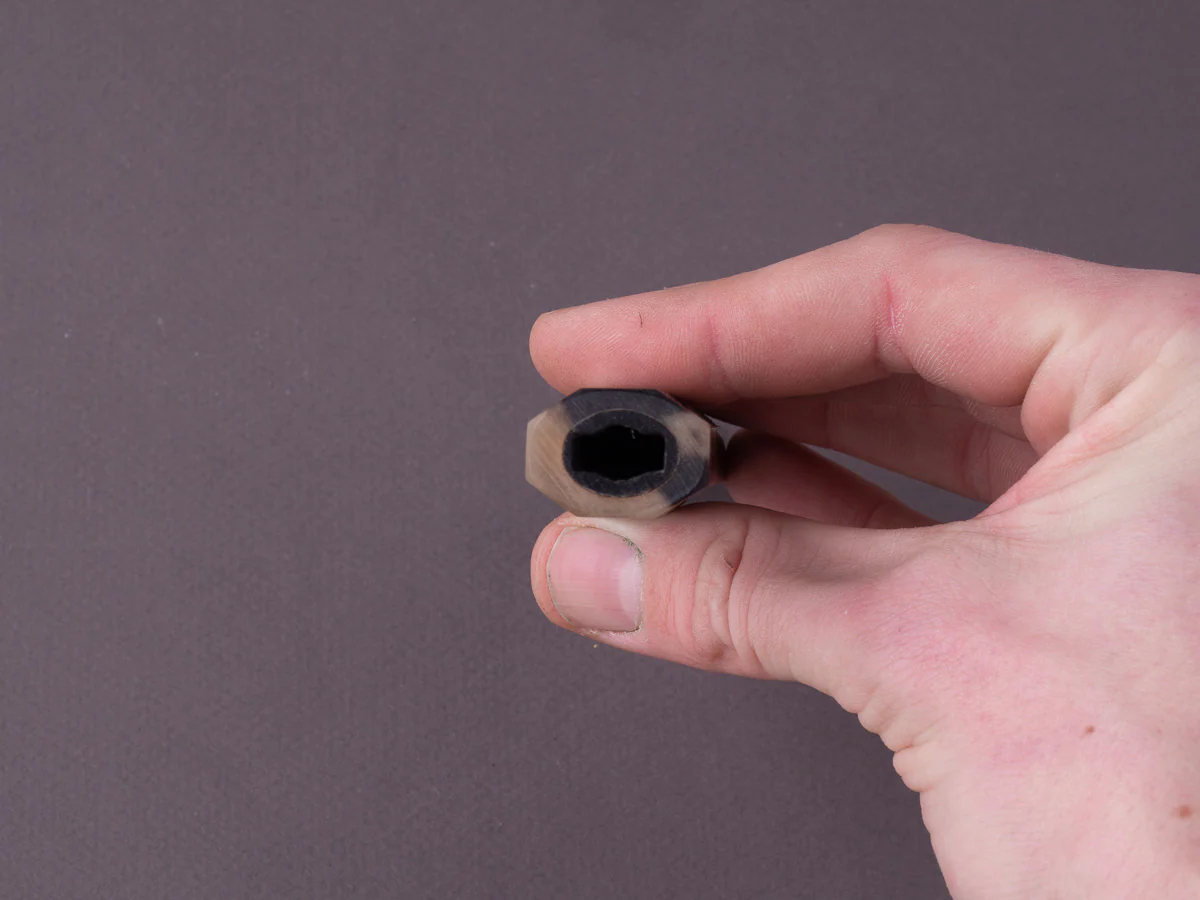 Taihei - Handle - Ebony - Blonde Horn - Octagonal - Image 8