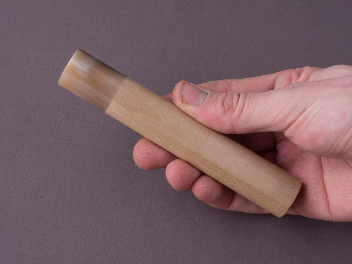 Taihei - Handle - Magnolia - Blonde Horn - D Shaped (Right Handed) - Image 5