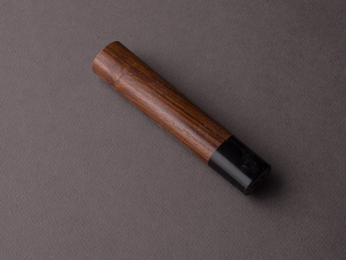 Taihei - Handle - Rosewood (Shitan) - 135mm Santoku - Oval - Image 4